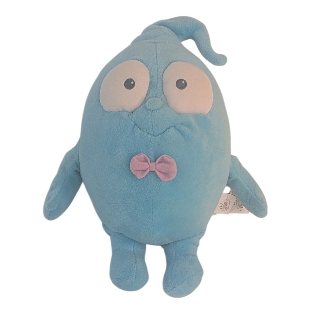Disney Store Vampirina Demi Ghost Plush 12" Blue Pink Bow Tie‎ 2018 Toy